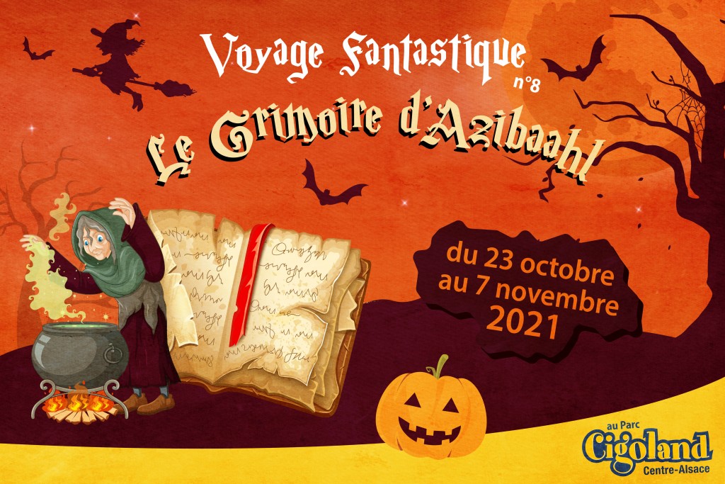 Halloween en Alsace - Le Grimoire d'Azibaahl à Cigoland