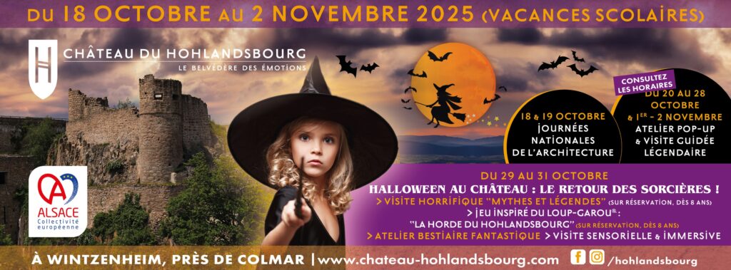 Halloween au Château du Hohlandsbourg en Alsace