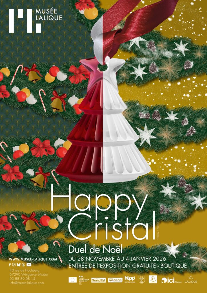 Happy Cristal au Musée Lalique à Wingen-sur-Moder, Noël en Alsace